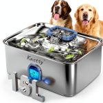 Kastty Dog Water Fountain Stainless Steel Large Capacity-0