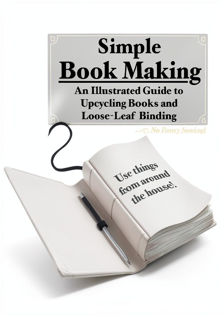 Book making and binding techniques displayed on a Kindle device