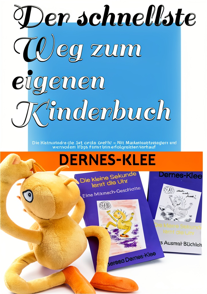 German eBook cover showing book making tools and steps
