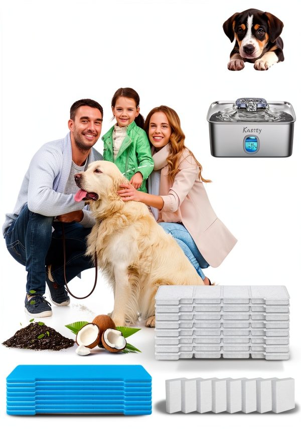 Kastty Dog Fountain Filters Activated Carbon 24 Pack-5