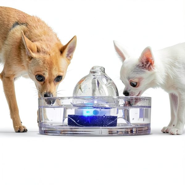 BROOK All Glass Cat Fountain Adjustable Flow Pet Hydration-1