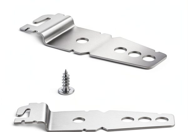4 Pack Dishwasher Mounting Bracket, Stainless Steel Undercounter Dishwasher Mounting Clips with 4 Screws for Most Top Brand Dishwashers, Replace 8269145 WP8269145 WP8269145VP-1