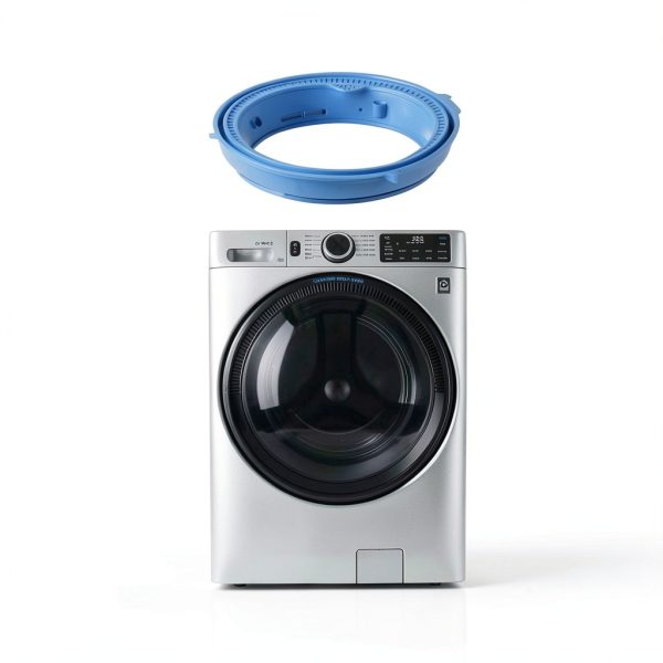 GREALTH Washer Door Gasket Seal WH05X29521 Blue for GE GFW550 Series-4