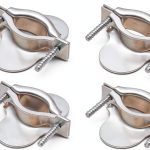 Strain Relief Clamp for Dryer Cord – Baudelun Cast Iron Set, 4 Pack-0