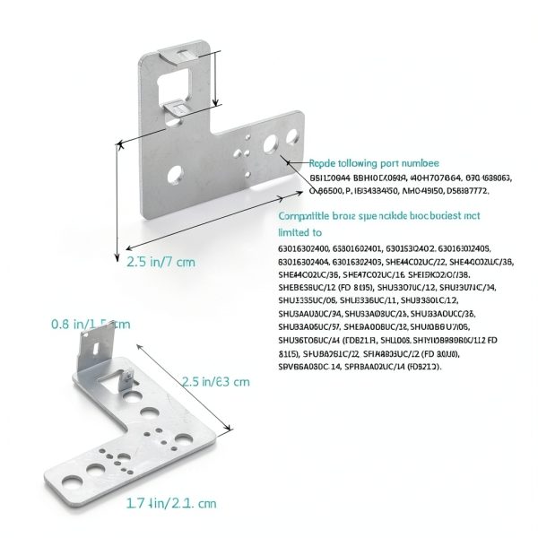 Dishwasher Mounting Bracket 2 Pack Reyhoar for Bosch & Kenmore-1