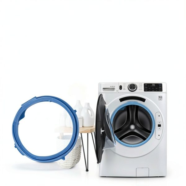 GREALTH Washer Door Gasket Seal WH05X29521 Blue for GE GFW550 Series-3