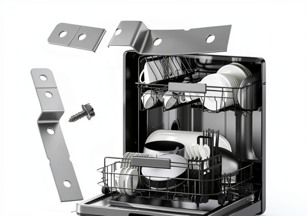 Dishwasher Side Mount Bracket Kit Cotonlake Electrolux & Frigidaire-4