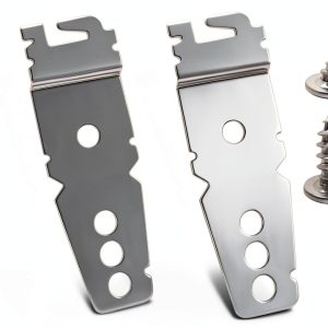 2 Pack Dishwasher Mounting Bracket, Undercounter Dishwasher Bracket, Dishwasher Clips, with Screws Compatible with Whirlpool Kenmore KitchenAid Maytag Dishwasher, Replace 8269145 WP8269145 WP8269145VP-0