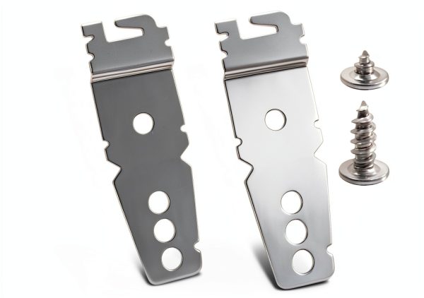 2 Pack Dishwasher Mounting Bracket, Undercounter Dishwasher Bracket, Dishwasher Clips, with Screws Compatible with Whirlpool Kenmore KitchenAid Maytag Dishwasher, Replace 8269145 WP8269145 WP8269145VP-0