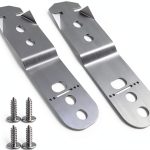 Dishwasher Mounting Bracket Kit for Bosch Dishwashers,2 Pack Replacement Brackets with 4 Screws for Kenmore, Thermador & Gaggenau Models Replaces 619985, 00605007, 00628371,605007, 619985, 628371-0