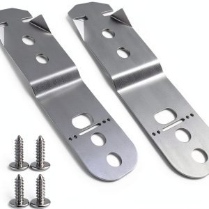 Dishwasher Mounting Bracket Kit for Bosch Dishwashers,2 Pack Replacement Brackets with 4 Screws for Kenmore, Thermador & Gaggenau Models Replaces 619985, 00605007, 00628371,605007, 619985, 628371-0