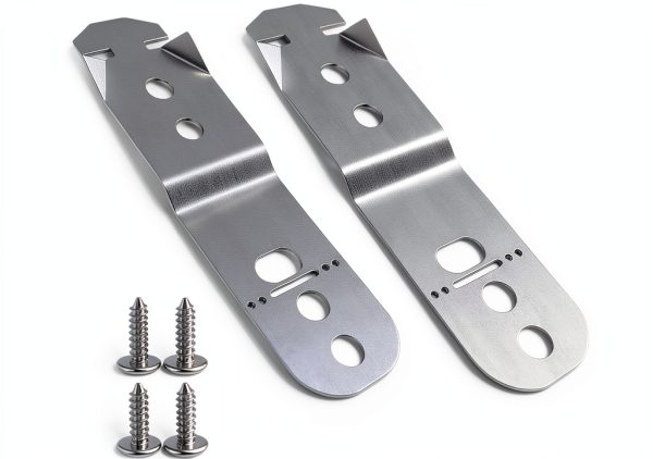 Dishwasher Mounting Bracket Kit for Bosch Dishwashers,2 Pack Replacement Brackets with 4 Screws for Kenmore, Thermador & Gaggenau Models Replaces 619985, 00605007, 00628371,605007, 619985, 628371-0
