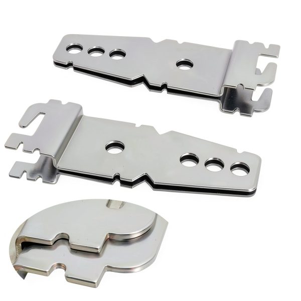2 Pack Dishwasher Mounting Bracket, Undercounter Dishwasher Bracket, Dishwasher Clips, with Screws Compatible with Whirlpool Kenmore KitchenAid Maytag Dishwasher, Replace 8269145 WP8269145 WP8269145VP-1